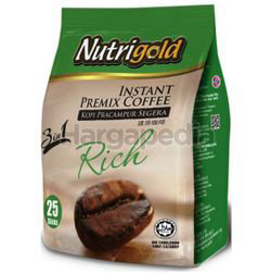 Nutrigold 3in1 Instant Coffee Rich 25x20gm Nutrigold 3in1 Instant Coffee Rich 25x20gm