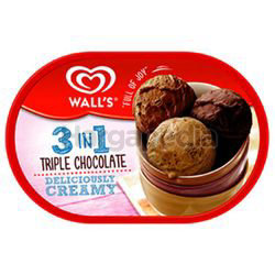 Wall's Ice Cream Triple Chocolate 1.5lit Wall's Ice Cream Triple Chocolate 1.5lit