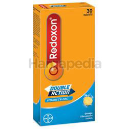 Redoxon Double Action Vitamin C & Zinc Effervescent Orange 30s Redoxon Double Action Vitamin C & Zinc Effervescent Orange 30s