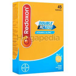 Redoxon Double Action Vitamin C & Zinc Effervescent Orange 45s Redoxon Double Action Vitamin C & Zinc Effervescent Orange 45s