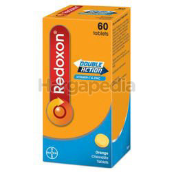 Redoxon Double Action Chewables Orange 60s Redoxon Double Action Chewables Orange 60s