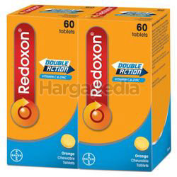 Redoxon Double Action Chewables Orange 2x60s Redoxon Double Action Chewables Orange 2x60s