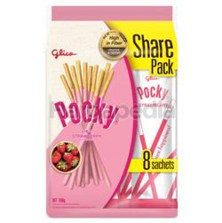 Glico Pocky Family Pack Strawberry 168gm Glico Pocky Family Pack Strawberry 168gm