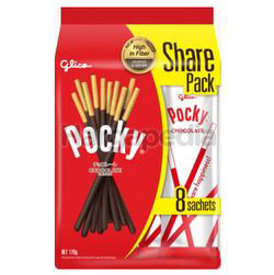 Glico Pocky Family Pack Chocolate 176gm Glico Pocky Family Pack Chocolate 176gm