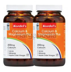 Kordel's Calcium & Magnesium Plus 2x150s Kordel's Calcium & Magnesium Plus 2x150s