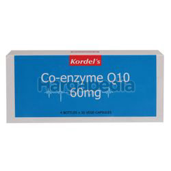 Kordel's Co-Enzyme Q10 60mg 4x30s Kordel's Co-Enzyme Q10 60mg 4x30s