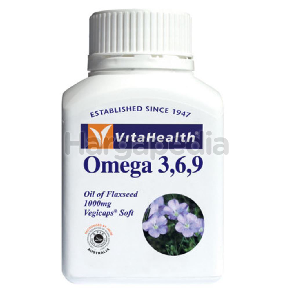 VITAHEALTH Omega 3/6/9 Vegicaps 25s