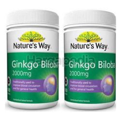 Nature's Way Gingko Biloba 2000mg 2x100s Nature's Way Gingko Biloba 2000mg 2x100s