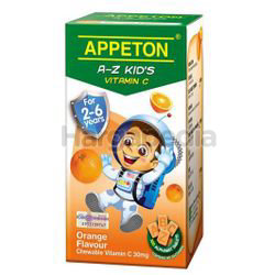 Appeton A-Z Kid's Vitamin C Orange 100s Appeton A-Z Kid's Vitamin C Orange 100s