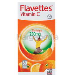 Flavettes C Vitamin C 250mg Orange 60s Flavettes C Vitamin C 250mg Orange 60s