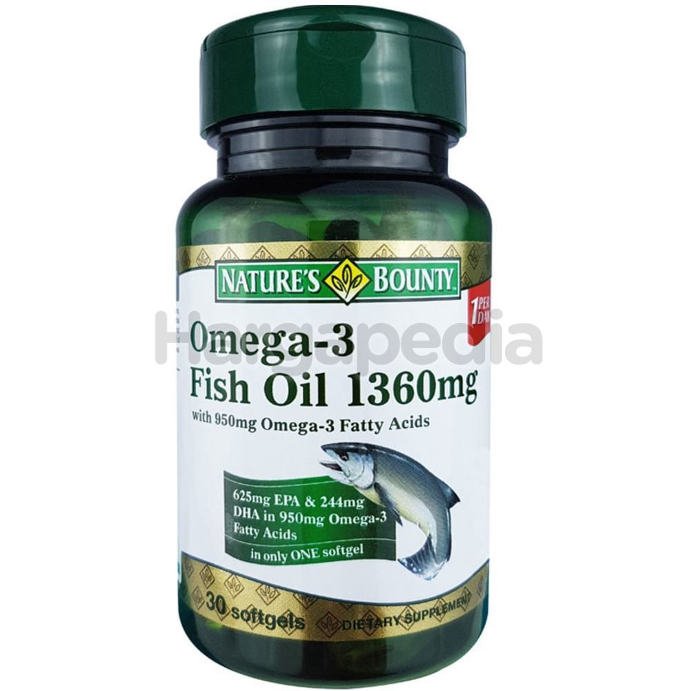 NATURE'S BOUNTY Omega 3 Fish Oil 30s
