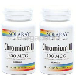 Solaray Chromium lll 50s + 50s Solaray Chromium lll 50s + 50s