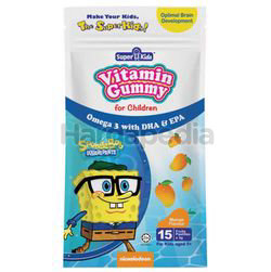 Super Kids Vitamin Gummy Omega 3 with DHA&EPA Mango Flavour 15s Super Kids Vitamin Gummy Omega 3 with DHA&EPA Mango Flavour 15s