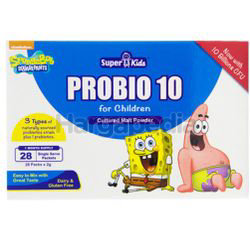 Super Kids Probio 10 for Children Cultured Malt Powder 28x2gm Super Kids Probio 10 for Children Cultured Malt Powder 28x2gm
