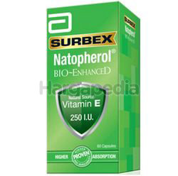 Surbex Natopherol Bio-Enhanced Vitamin E 250I.U 60s Surbex Natopherol Bio-Enhanced Vitamin E 250I.U 60s