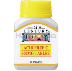 21st Century Acid Free C 500mg 50s 21st Century Acid Free C 500mg 50s