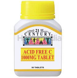 21st Century Acid Free C 1000mg 50s 21st Century Acid Free C 1000mg 50s