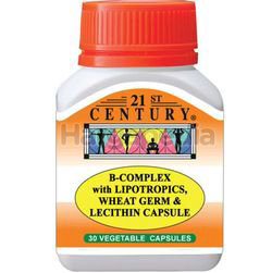 21st Century B-Complex Vegetarian Capsule 30s 21st Century B-Complex Vegetarian Capsule 30s