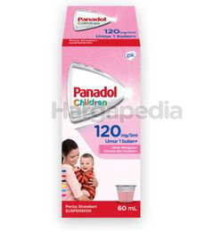 Panadol Children Suspension 1-6 Strawberry 60ml Panadol Children Suspension 1-6 Strawberry 60ml