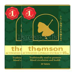 Thomson Activated Ginkgo 40mg 2x30s Thomson Activated Ginkgo 40mg 2x30s