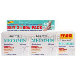 Live-Well Mecomin 500mg 2x90s+60s Live-Well Mecomin 500mg 2x90s+60s