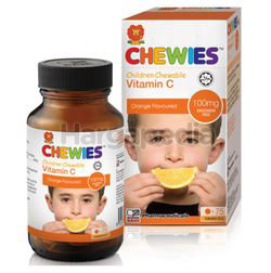 Chewies Children Chewable Vitamin C 100mg Orange 75s Chewies Children Chewable Vitamin C 100mg Orange 75s