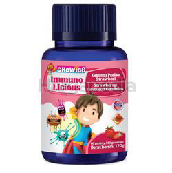 Chewies Immuno Licious Strawberry Flavours 60s Chewies Immuno Licious Strawberry Flavours 60s