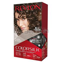 Revlon Colorsilk 30 Dark Brown Hair Colour 1set Revlon Colorsilk 30 Dark Brown Hair Colour 1set