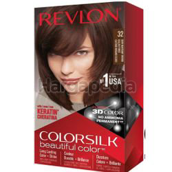 Revlon Colorsilk 32 Dark Mahogany Brown Hair Colour 1set Revlon Colorsilk 32 Dark Mahogany Brown Hair Colour 1set