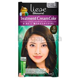 Liese Blaune Treatment Cream Hair Color 5 Medium Brown 1set Liese Blaune Treatment Cream Hair Color 5 Medium Brown 1set