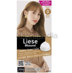 Liese Blaune Creamy Foam Color 0 Golden Brown 1set Liese Blaune Creamy Foam Color 0 Golden Brown 1set