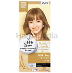Liese Creamy Bubble Hair Color Milk Tea Brown 1set Liese Creamy Bubble Hair Color Milk Tea Brown 1set