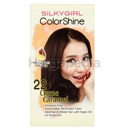 Silky Girl Color Shine Hair Color 22 Creme Caramel 1set Silky Girl Color Shine Hair Color 22 Creme Caramel 1set