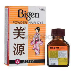Bigen Powder Hair Dye A Black 6gm Bigen Powder Hair Dye A Black 6gm