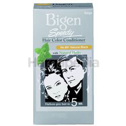 Bigen Speedy Hair Colour 881 Natural Black 1set Bigen Speedy Hair Colour 881 Natural Black 1set