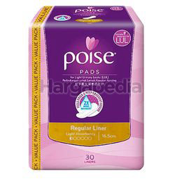 Poise Regular Liner 30s Poise Regular Liner 30s