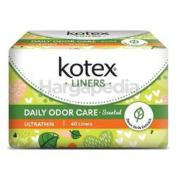 Kotex Fresh Daily Odor Care Pantyliner Ultra Thin Daun Sirih 40s Kotex Fresh Daily Odor Care Pantyliner Ultra Thin Daun Sirih 40s