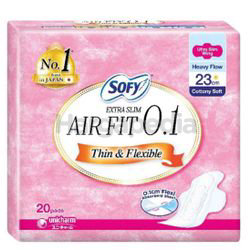 Sofy Air Fit Extra Slim 0.1 Wing 23cm 20s Sofy Air Fit Extra Slim 0.1 Wing 23cm 20s