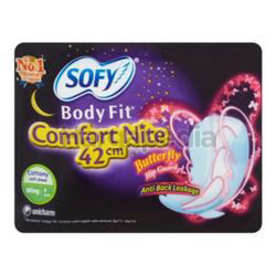 Sofy Body Fit Comfort Night Wing 42cm 4s Sofy Body Fit Comfort Night Wing 42cm 4s