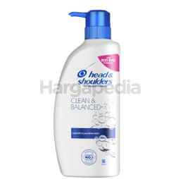 Head & Shoulders Shampoo Clean & Balanced 480ml Head & Shoulders Shampoo Clean & Balanced 480ml