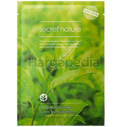 Secret Nature Deep Moisturizing Green Facial Mask 1s Secret Nature Deep Moisturizing Green Facial Mask 1s