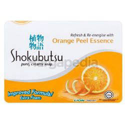 Shokubutsu Bar Soap Orange Peel Essence 3x90gm Shokubutsu Bar Soap Orange Peel Essence 3x90gm