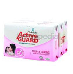 Shokubutsu Active Guard Bar Soap Mild & Caring 3x120gm Shokubutsu Active Guard Bar Soap Mild & Caring 3x120gm