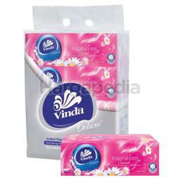 Vinda Deluxe Scented Daisy Fresh Facial Tissue 4x80s Vinda Deluxe Scented Daisy Fresh Facial Tissue 4x80s