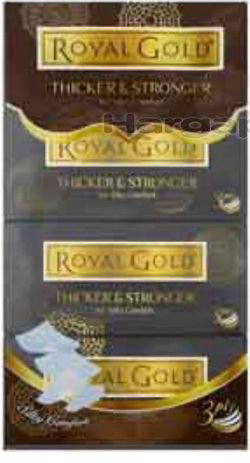 Royal Gold Black Facial Tissues 4x120s Royal Gold Black Facial Tissues 4x120s