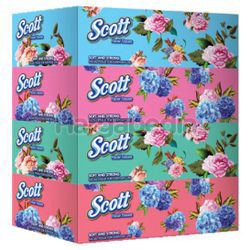 Scott 2ply Facial Tissue 4x90s Scott 2ply Facial Tissue 4x90s