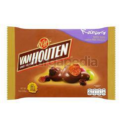 Van Houten Whole Raisins Coated with Milk Chocolate 80gm Van Houten Whole Raisins Coated with Milk Chocolate 80gm