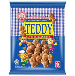 Hup Seng Chocolate Teddy 120gm Hup Seng Chocolate Teddy 120gm