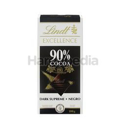 Lindt Excellence Dark Chocolate Supreme Negro 90% 100gm Lindt Excellence Dark Chocolate Supreme Negro 90% 100gm