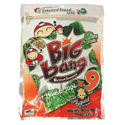 Tao Kae Noi Big Bang Grilled Seaweed Grilled Squid 54gm Tao Kae Noi Big Bang Grilled Seaweed Grilled Squid 54gm